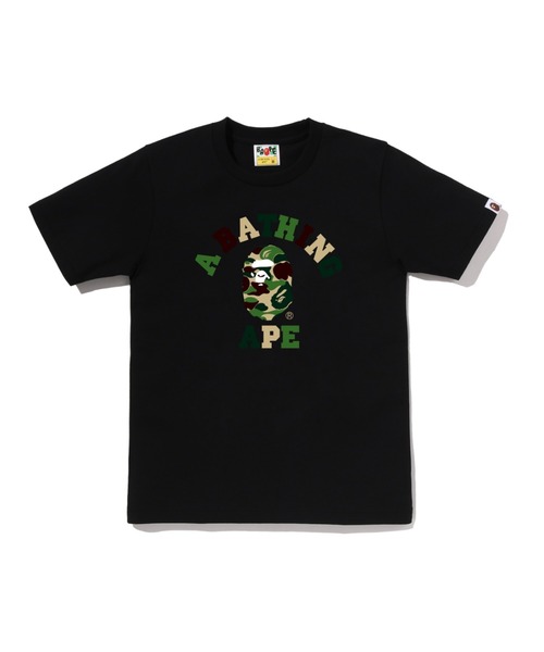 A BATHING APE（アベイシングエイプ） tシャツ 半袖 ABC CAMO COLLEGE