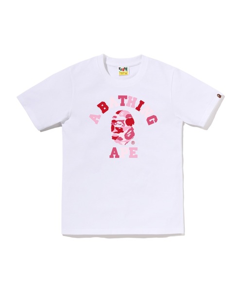 A BATHING APE（アベイシングエイプ） tシャツ 半袖 ABC CAMO COLLEGE