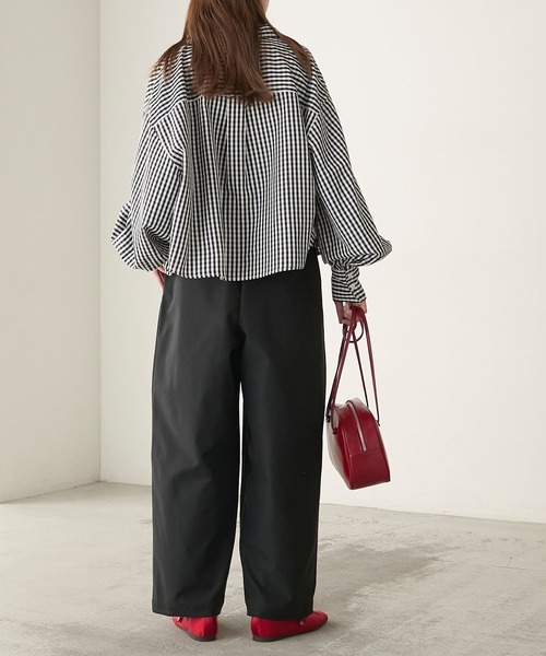 「BONLECILL」 チノパンツ M ベージュ レディース_画像9