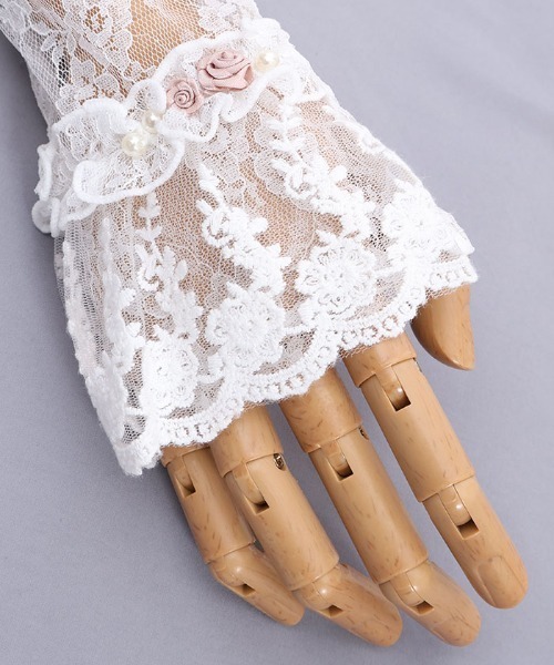 axes femme（アクシーズ ファム） アームカバー 総レースショート