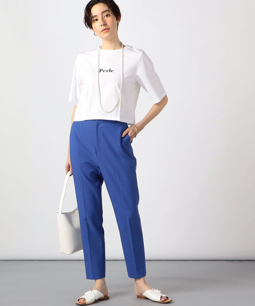 「NOLLEY'S」 パンツ 38 オフホワイト レディース_画像8
