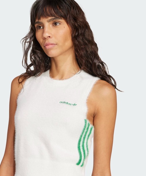 adidas（アディダス） ベスト ジレ フラッフィー ニットベスト 