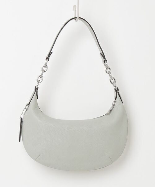 COACH ハンドバッグ グレー キルティング レザー COACH（コーチ） ワンポイントハンドバッグ - グレー レディース