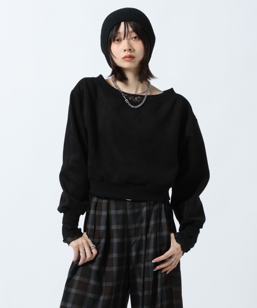 トレーナー スウェット ダイバースエードプルオーバー「セットアップ対応」 レディース | PAGEBOY | 12
