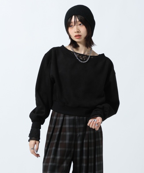 トレーナー スウェット ダイバースエードプルオーバー「セットアップ対応」 レディース | PAGEBOY | 13