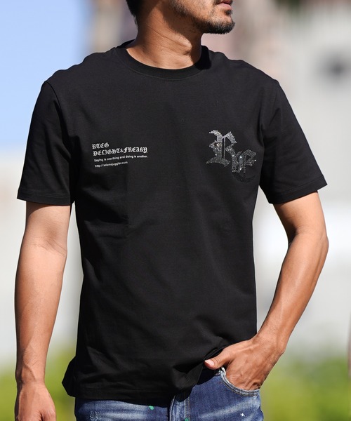 adamsJUGGLER（アダムスジャグラー） 半袖Tシャツ M ブラック メンズ