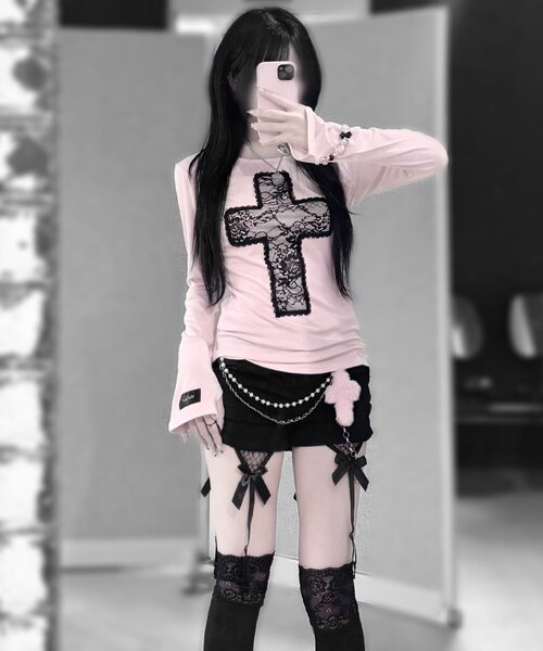 OLIVE des OLIVE（オリーブデオリーブ） tシャツ 「インフルエンサー