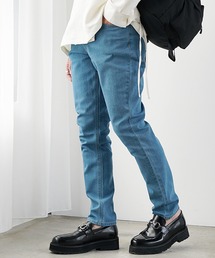 Xfrm ブラック 加工デニム スリムフィット MinoriTY ジーンズ 「MinoriTY」ストレッチ素材スリムフィット