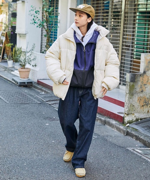 MONO-MART（モノマート） ブルゾン アウター ビッグシルエット切り替え