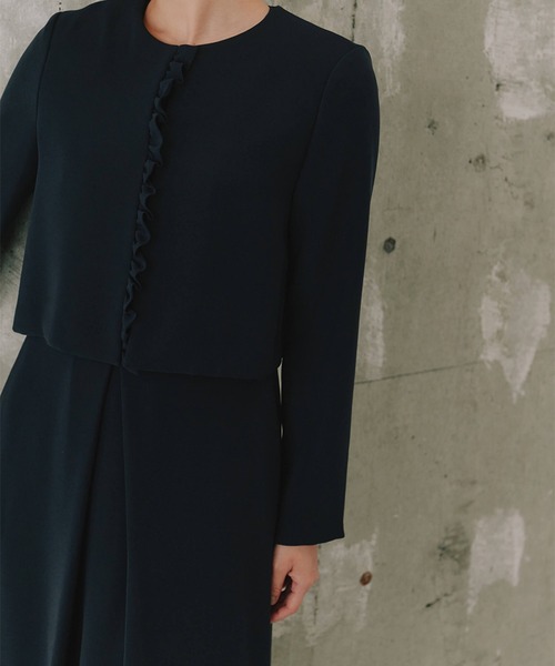 kaene（カエン） セレモニースーツ スーツ シフォンフリルジャケット