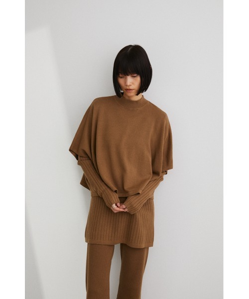 カラー︶ ニット - 通販 - PayPayモール 2ピースポンチョレイヤードニット ZOZOTOWN PayPayモール店 アイテムを