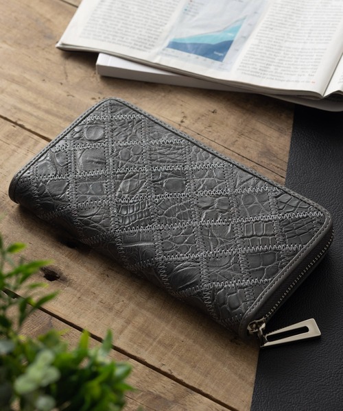 Maturi JAPAN（マトゥーリジャパン） 財布 ナイルクロコ革 パッチ