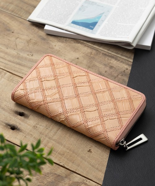 ナイルクロコ革 ワニ革 パッチワーク 長財布（財布）｜Maturi JAPAN 