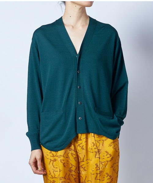 TOGA カーディガン PULLA Wave knit cardigan レディース : ZOZOTOWN 