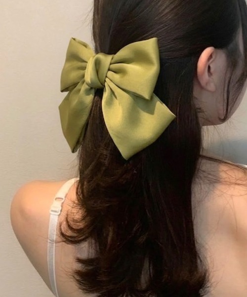 ヘアクリップ カラフルリボン ヘアアクセ/バレッタ : ZOZOTOWN Yahoo