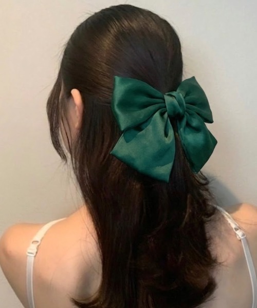 ヘアクリップ カラフルリボン ヘアアクセ/バレッタ : ZOZOTOWN Yahoo