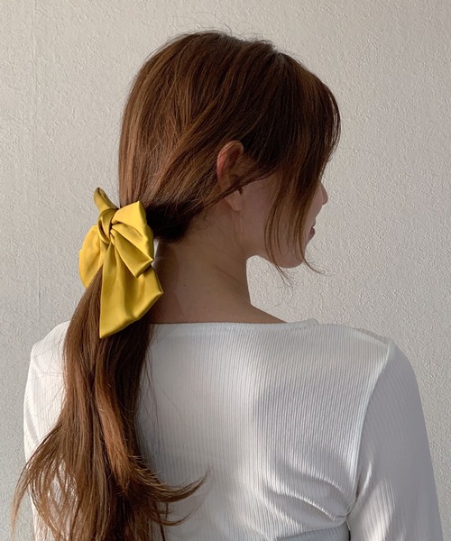ヘアクリップ カラフルリボン ヘアアクセ/バレッタ : ZOZOTOWN Yahoo