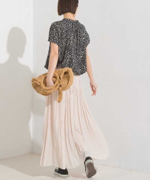 OMNES（ファッション） ブラウス シャツ レーヨンフレンチ