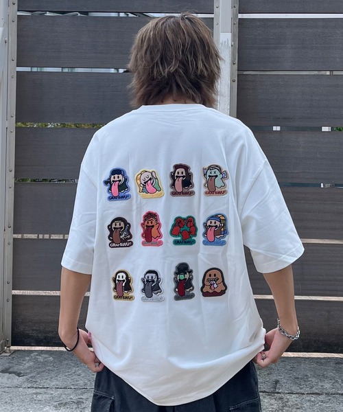 tシャツ A'GEM/9 × .kom「GRAF＆WU/グラフアンドウー」ゴーストシリーズロングスリーブ レディース メンズ GRAF＆WU tシャツ A'GEM/9 × .kom 「GRAF＆WU/グラフアンドユー