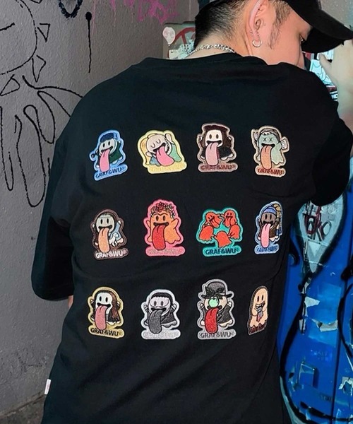 GRAF＆WU tシャツ A'GEM/9 × .kom 「GRAF＆WU/グラフアンドユー