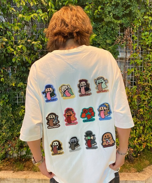 tシャツ A'GEM/9 × .kom 「GRAF＆WU/グラフアンドユー」 ゴーストシリーズ半袖カットソー レディース メンズ GRAF＆WU tシャツ A'GEM/9 × .kom 「GRAF＆WU/グラフアンドユー