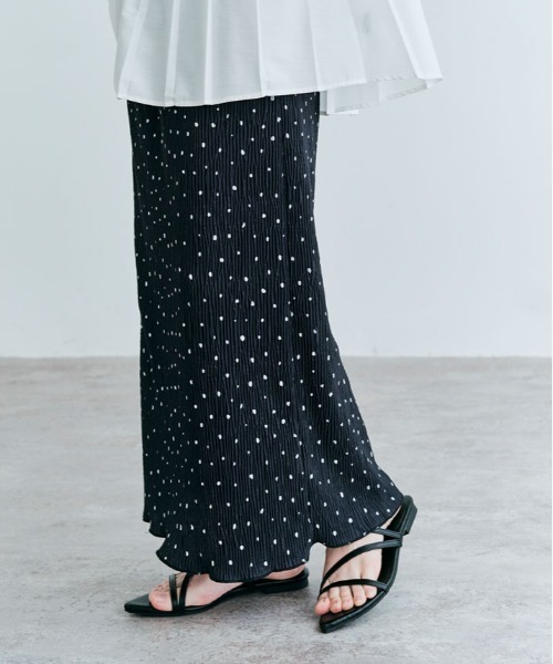 スカート 総柄 ランダム プリーツ ナロー : ZOZOTOWN Yahoo!店 - 通販