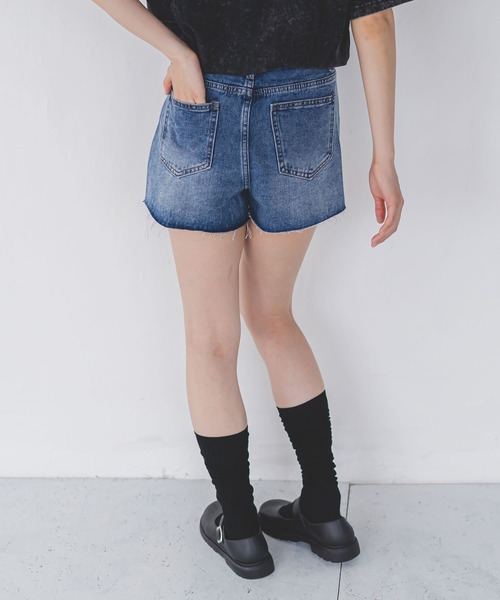 madrepadre ハーフパンツ ジーンズ デニム デニムパンツ ライン 