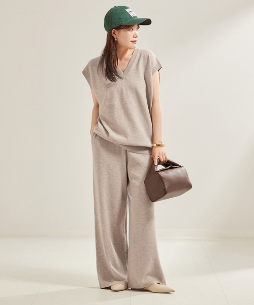 ❤︎新品❤︎Plage プラージュ❤︎ワイドニットパンツ plage パンツ Wide Straight ニット レディース : ZOZOTOWN