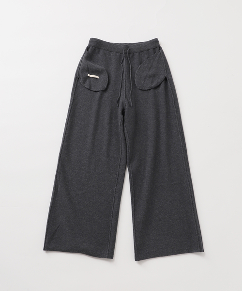 ❤︎新品❤︎Plage プラージュ❤︎ワイドニットパンツ plage パンツ Wide Straight ニット レディース : ZOZOTOWN