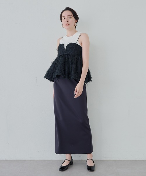 【完売】ウィムガゼット★フェザーキャミブラウス Whim Gazette シャツ ブラウス フェザーキャミブラウス