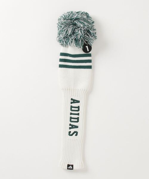 adidas - ゴルフ、ヘッドカバー adidas ゴルフ スリーストライプス ドライバーヘッドカバー