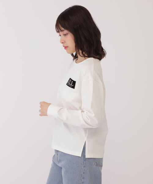 「JILL STUART」 長袖カットソー FREE ホワイト レディース JILL by STUART 「JILL STUART」 長袖カットソー FREE ホワイト
