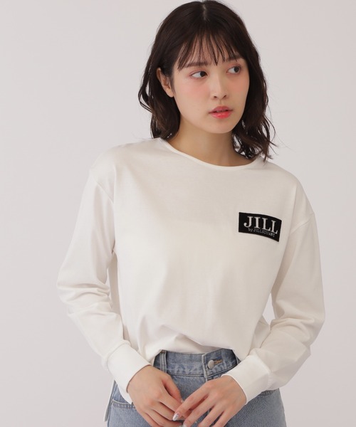 「JILL STUART」 長袖カットソー FREE ホワイト レディース JILL by STUART 「JILL STUART」 長袖カットソー FREE ホワイト