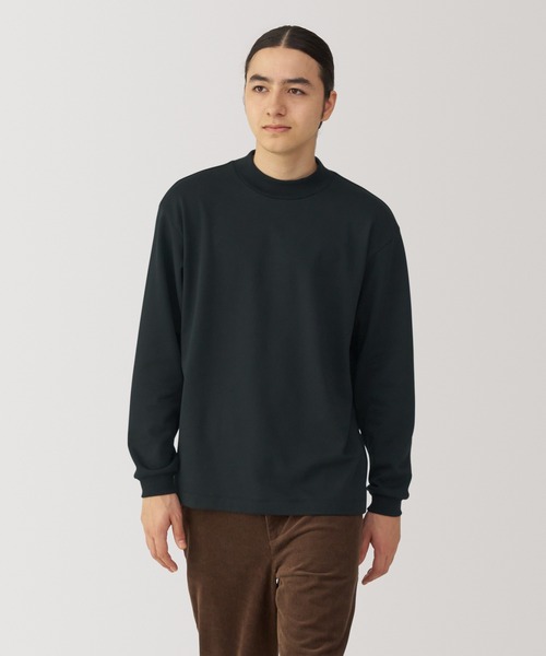 無印良品 tシャツ 紳士 あたたかさを保つモックネック長袖T