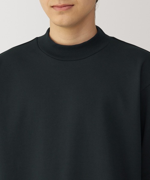 無印良品 tシャツ 紳士 あたたかさを保つモックネック長袖T
