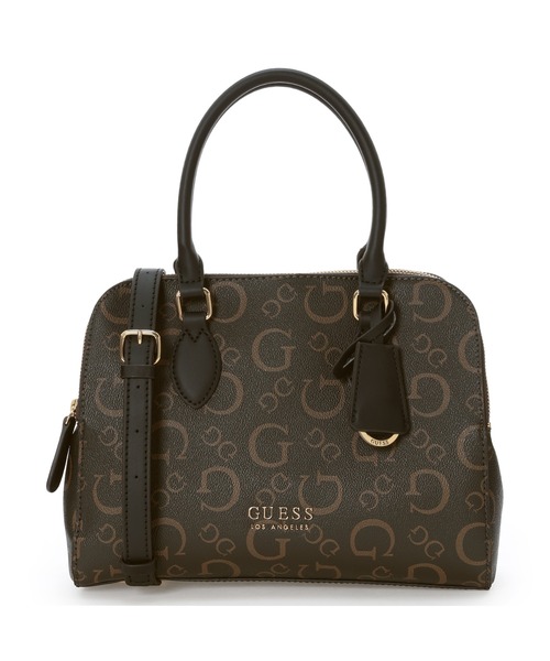 Guess バンブーハンドル ショルダーバッグ ゲス GUESS ECO Gemma Shoulder Bag （TAU） ハンドバッグ
