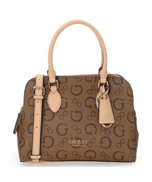 Guess バンブーハンドル ショルダーバッグ ゲス GUESS ECO Gemma Shoulder Bag （TAU） ハンドバッグ