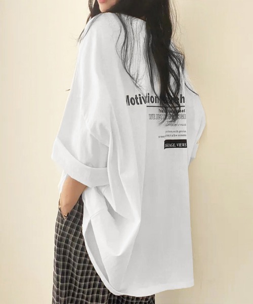 miniministore tシャツ オーバーサイズ 英文字ロゴ 半袖Tシャツ