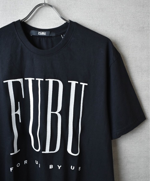 FUBU tシャツ 「T4」「FUBU」FULL FRONT EMBRODERY LOGO S/S TEE