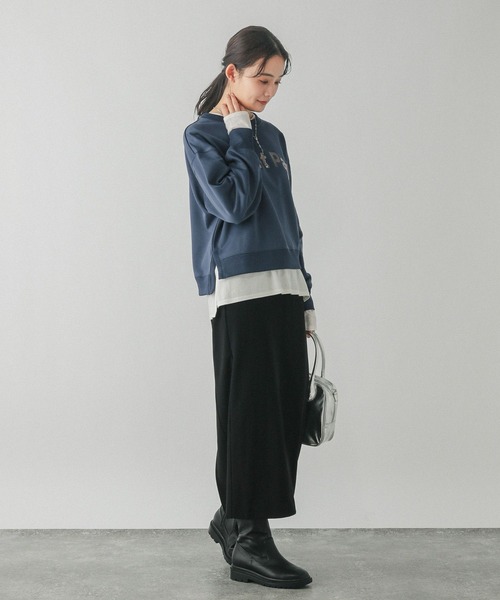 T出品 GLOBAL WORK tシャツ ヘビロッTeeセミシアーT長袖/115474