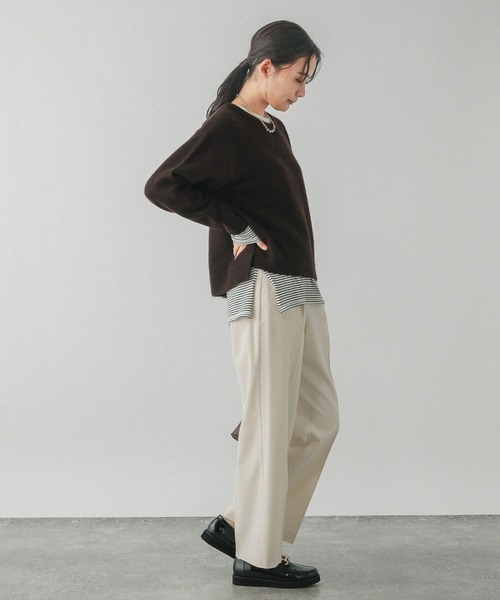T出品 GLOBAL WORK tシャツ ヘビロッTeeセミシアーT長袖/115474