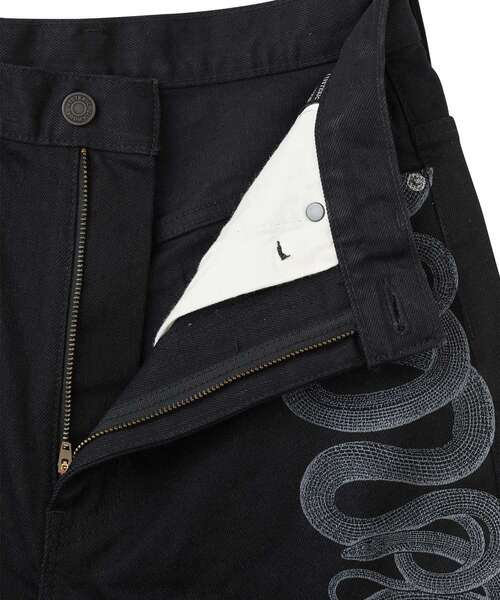 HYSTERIC GLAMOUR ジーンズ デニム デニムパンツ SNAKE LOOP柄
