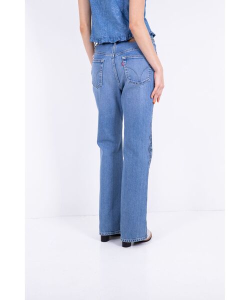 ◎HYSTERIC GLAMOUR レディース フレアデニムパンツ SNAKE LOOP柄デニムフレアパンツ|HYSTERIC GLAMOUR WOMEN