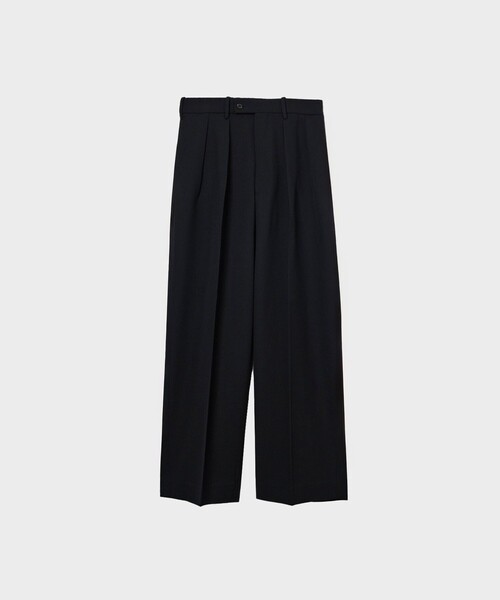 markaware（マーカウェア） スラックス DOUBLE PLEATED TROUSERS