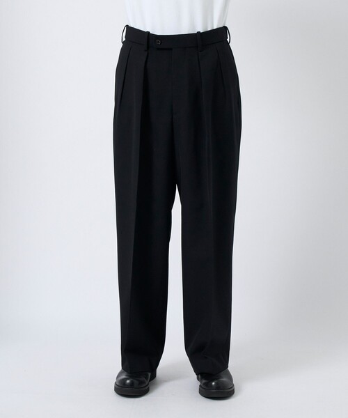 markaware（マーカウェア） スラックス DOUBLE PLEATED TROUSERS