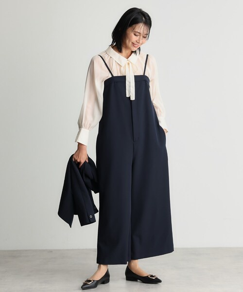 THE SHOP TK サロペット オーバーオール 「汚れ防止/シワになりにくい