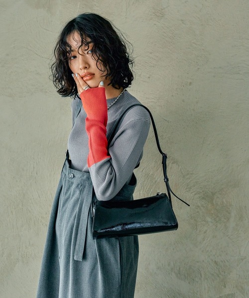 LEPSIM（レプシィム） ショルダーバッグ バッグ エナメルミニ