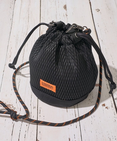 [美品] UNIVERSAL OVERALL ショルダーバック UNIVERSAL OVERALL ショルダーバッグ UNIVERSALOVERALL ポーチin
