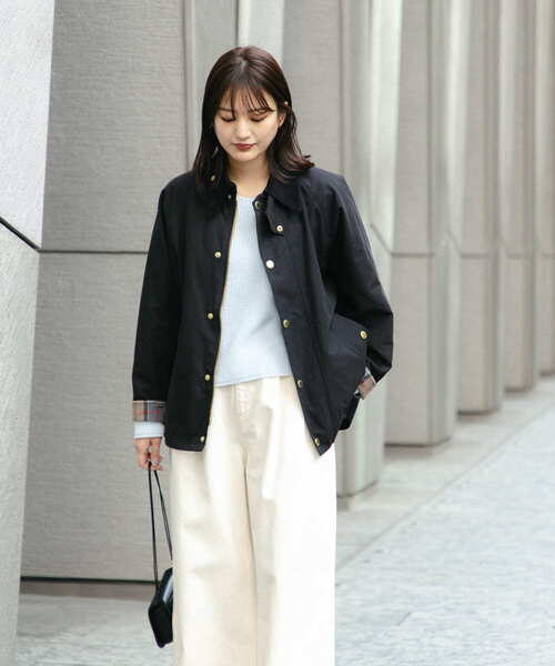 【美品】Barbour バブアー×アーバンリサーチ ジップコート ガバッと羽織る、大人のコート。URBS別注のバブアーが登場します