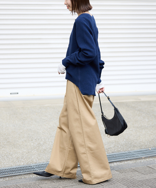 IENA（イエナ）の「チノタックワイドパンツ（チノパンツ）」 - WEAR